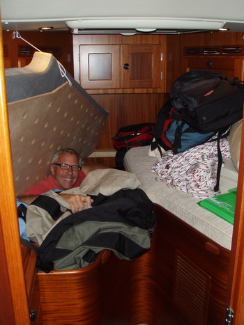 Jim under bunk
